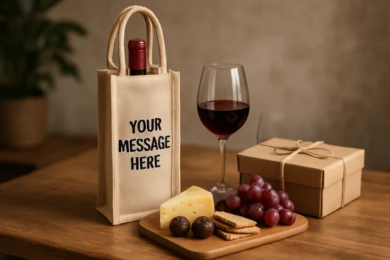 Personaliseer jouw wijntas met een unieke boodschap